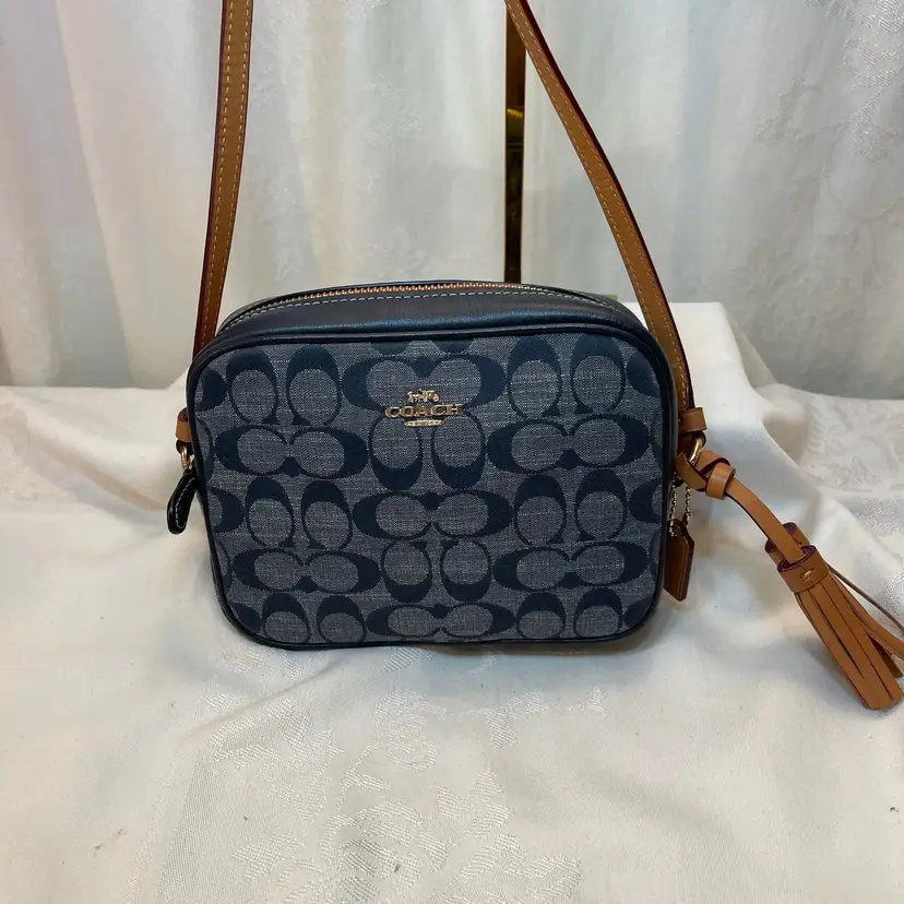 Coach Mini Jamie Signature Canvas Camera Bag