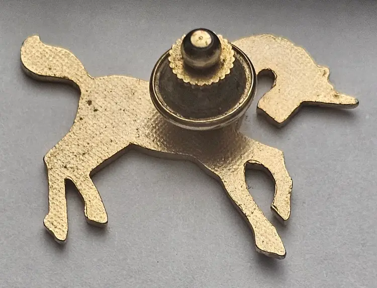 Vintage Unicorn Pin Collectible Old Mythical Fantasy Horned Horse