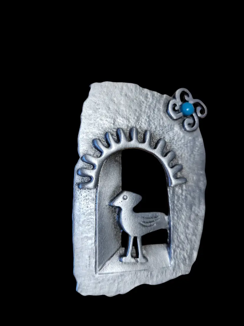 JJ Brooch,  Pueblo Style