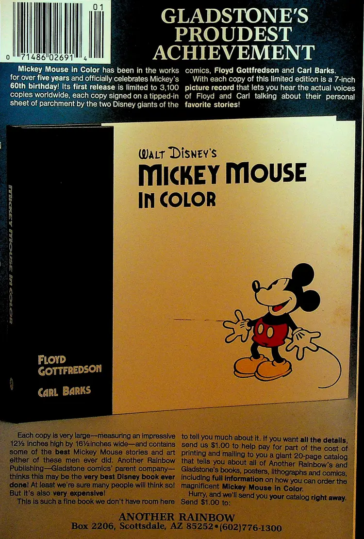 Mickey Mouse 244 Gladstone Comics
