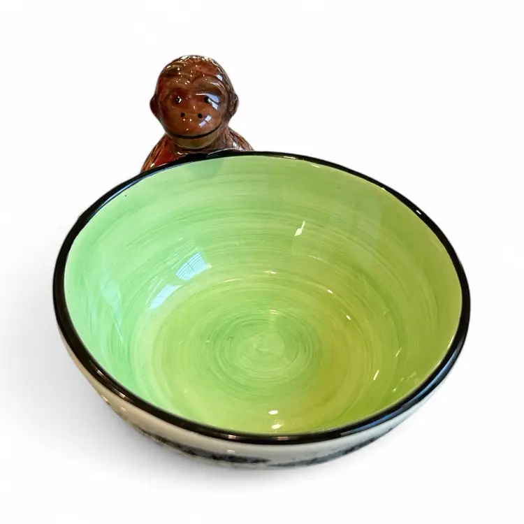 Becca Signature Ceramic Monkey Bowl Or Trinket Dish
