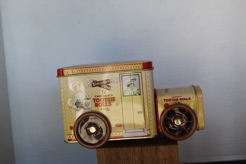 Tootsie Roll Delivery Truck Collectible Tin