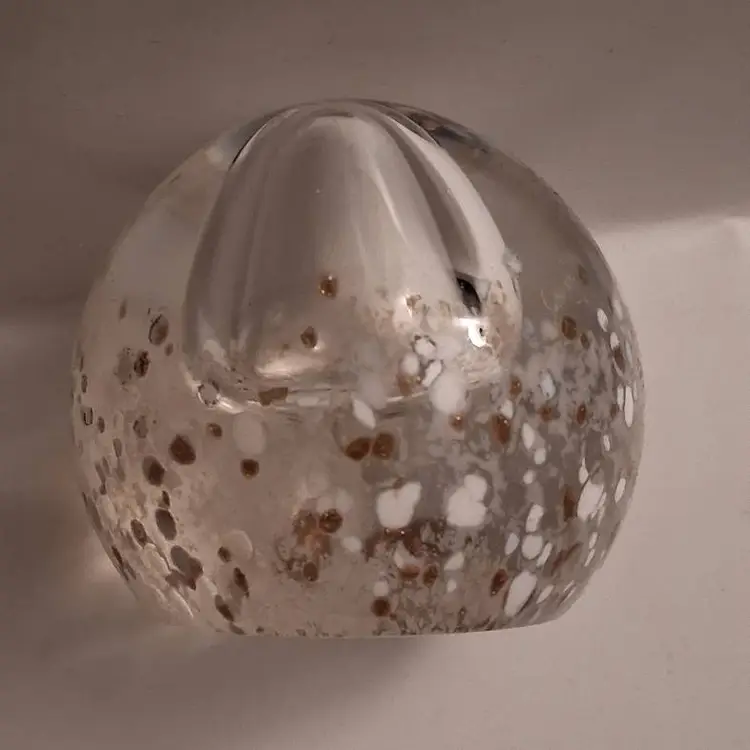 Caithness, Scotland NEW IN BOX, GRACE, Round Ivory, Paperweight