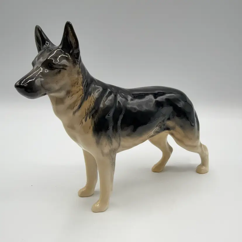 Beswick England Ulrica Of Brittas German Shepherd Ceramic Figurine