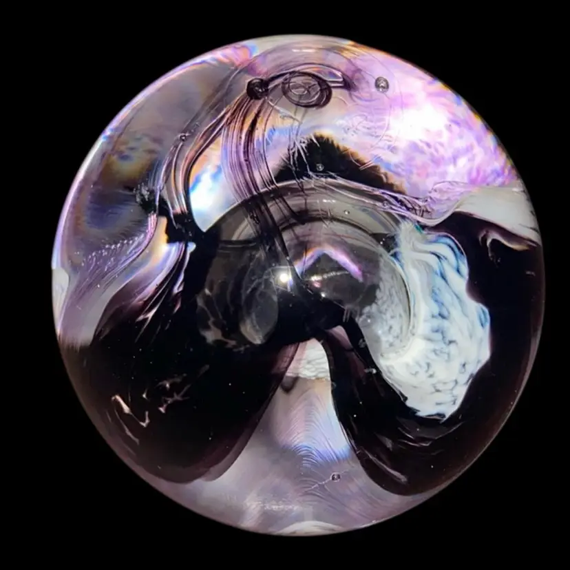 #16- Vintage Caithness Paperweight - Multi-colored