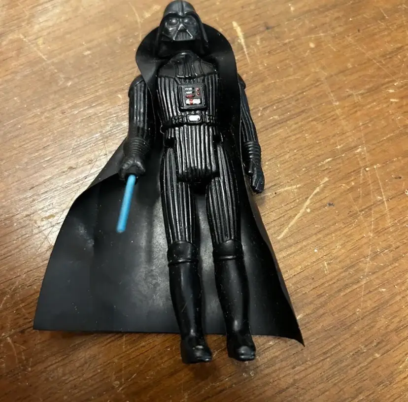 Vintage Star Wars Darth Vader 1977 Blue Saber with Cape