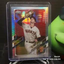 2021 Topps Chrome Refractor - Mike Yastrzemski San Francisco Giants