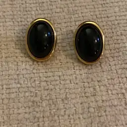 Vtg. Trifari Gold Tone Pierced Earrings