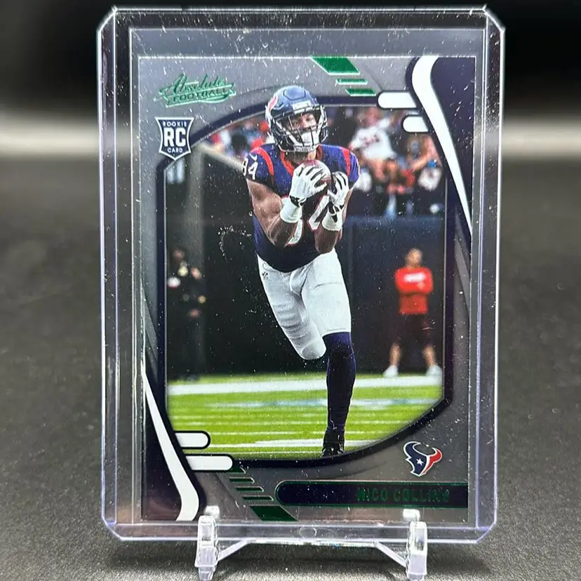 Nico Collins 2021 Absolute Green RC Houston Texans