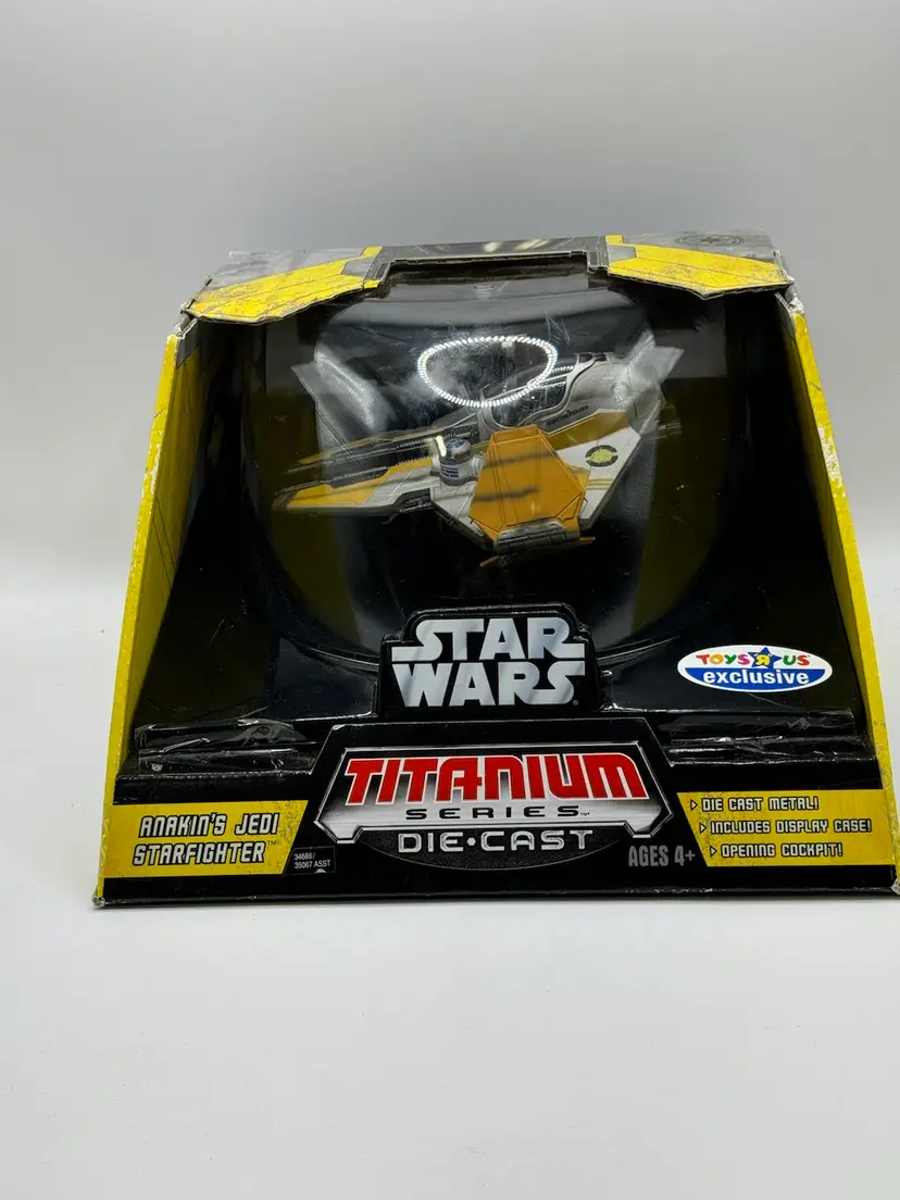 Star Wars Titanium Series Anakin's Jedi Starfighter Large Galoob TRU Exclusive