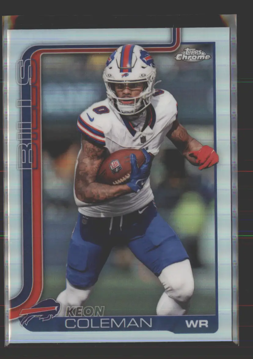Keon Coleman 2025 Topps Chrome Refractor #30 - (142) - Buffalo Bills