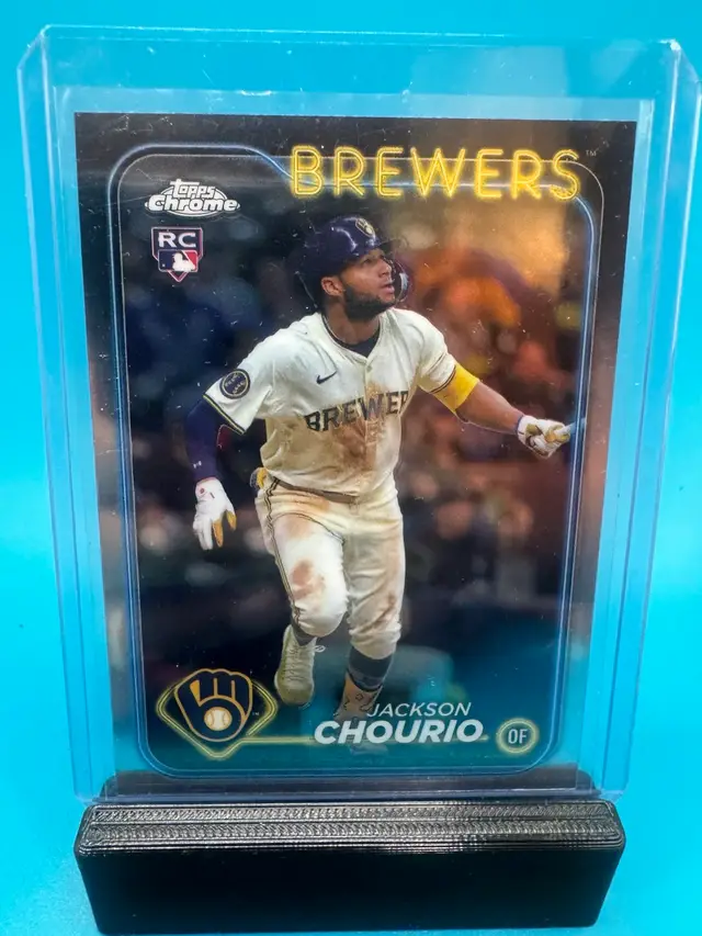 Jackson Chourio Topps Chrome Update RC Milwaukee Brewers