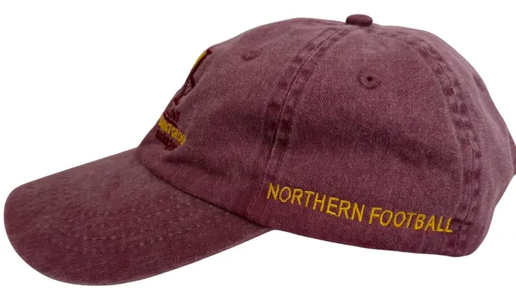 High Plains Wealth Management Northern Football Burgundy Adjustable Dad Hat