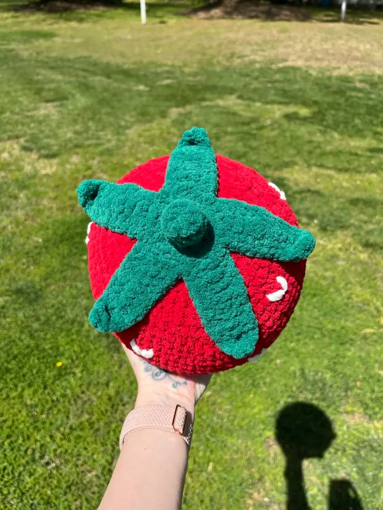 Crochet Big Strawberry