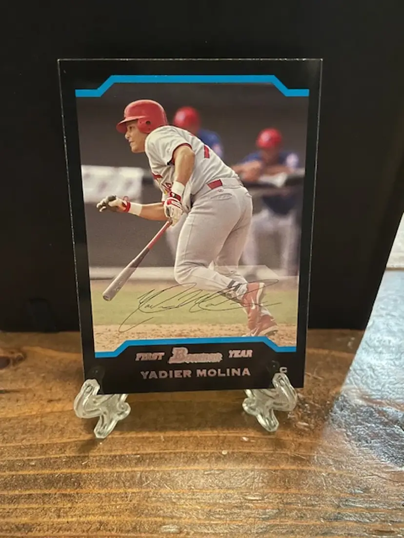 2004 Bowman First Year Yadier Molina Rookie Card #301
