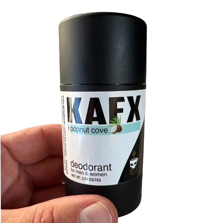 Coconut Cove KAFX Body Natural Coffee Infused Deodorant