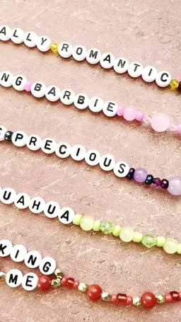 Showgirl Swiftie Beaded Friendship Bracelets - Set of 6 - Actually Romantic