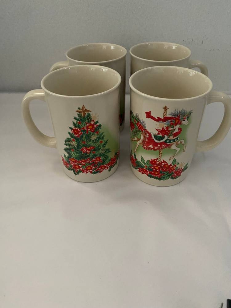 OTAGIRI Christmas mugs set up for