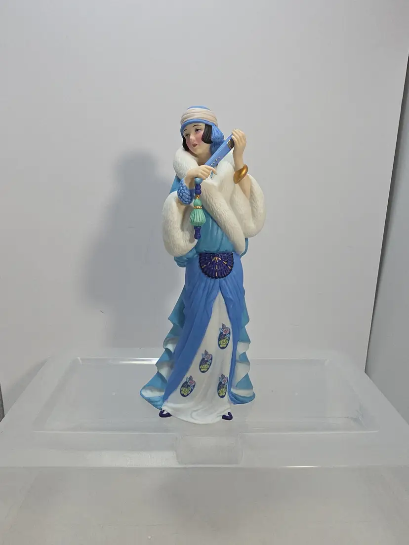 Lenox Rhapsody In Blue American Songbook Porcelain Art Deco Figurine 9" (C4)