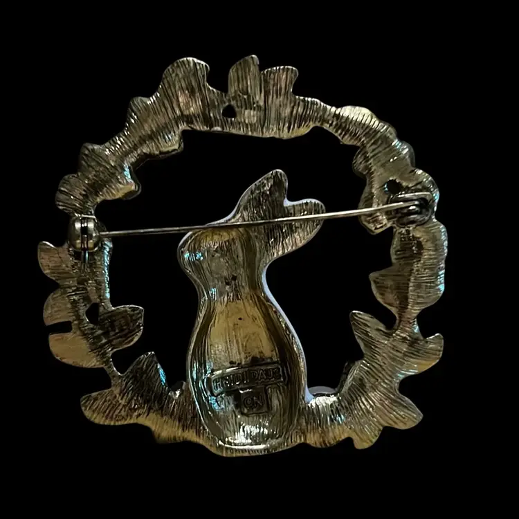 Heidi Daus "Some Bunny Special" Crystal Enamel Pin