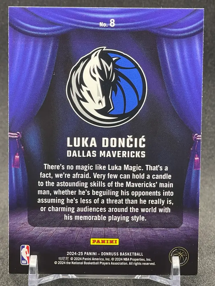 #01 Luka Dončić 2024-25 Donruss Magicians #8