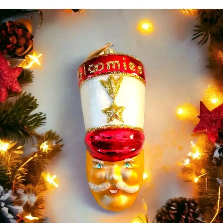 Vintage Christopher Radko Bloomies Toy Soldier Christmas Ornament 5 1/2"