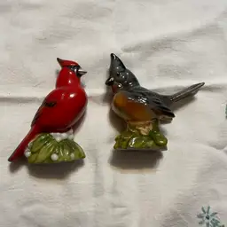 Vintage Bird Salt And Pepper Shakers