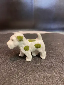Vintage mini Scottish Terrier porcelain dog figurine