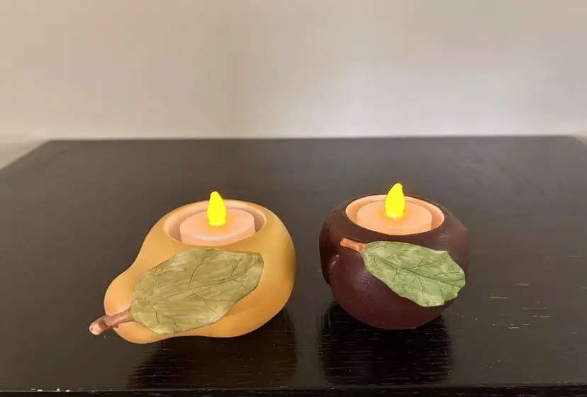 Vintage Partylite Tealight Holders Votive Holder Candle Holders Fruit