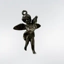 #33 Sterling Silver.925 3D Angel 1”