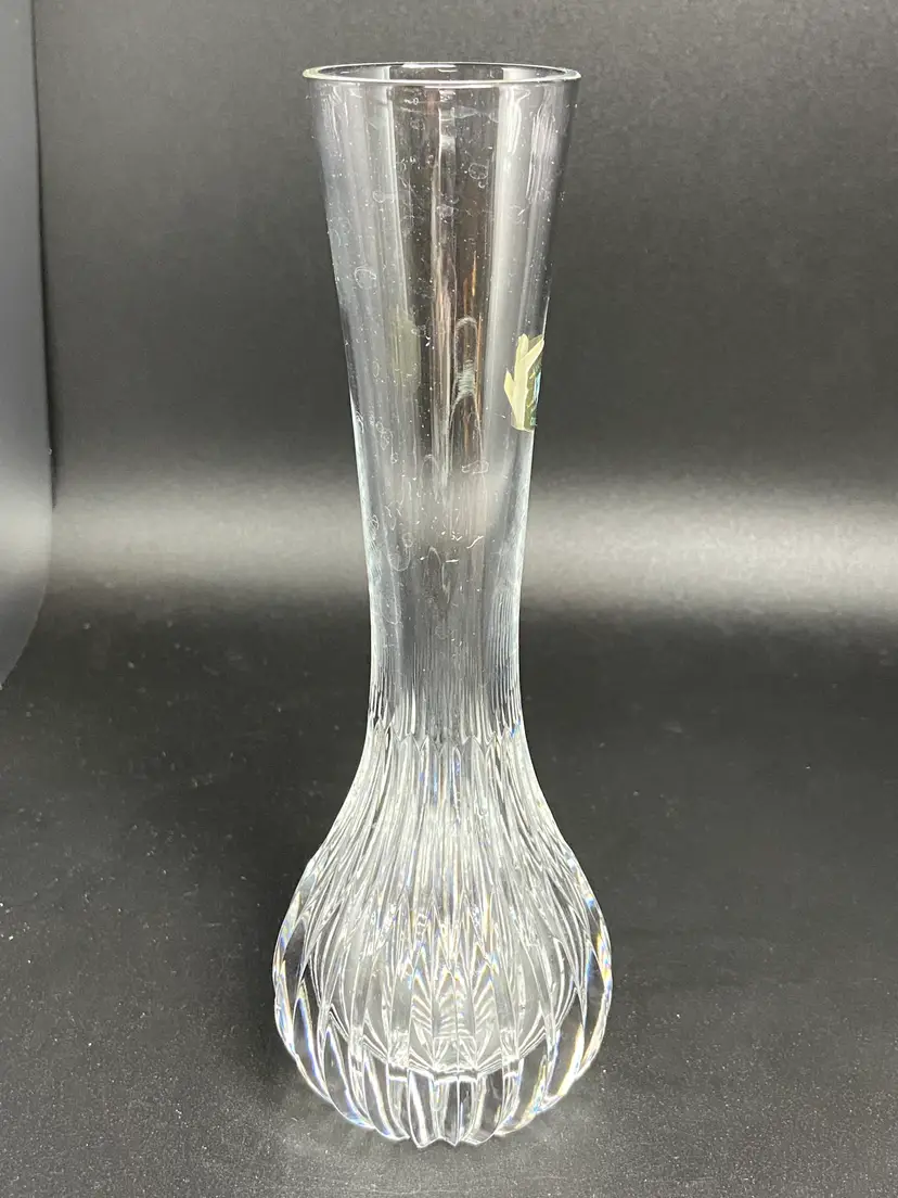 Vintage Atlantis Full Lead Crystal Handcut Vase