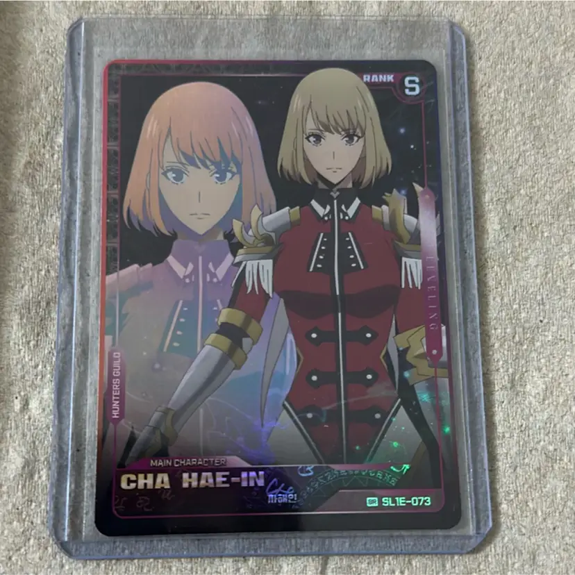 Cha Hae-in SR Solo Leveling Card SL1-073