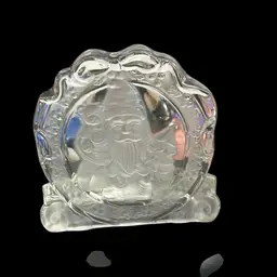 Santa Circle Votive Holder