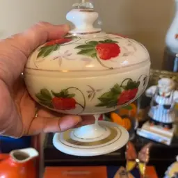Fenton Candy Charleton Dish