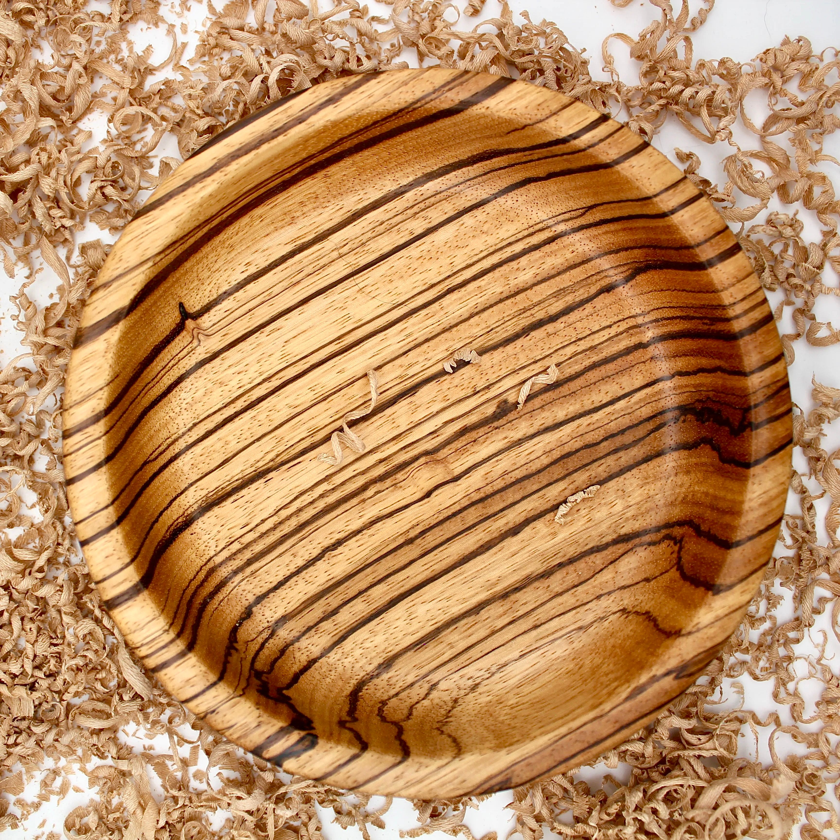 Makerbook · Zebra Wood Plate