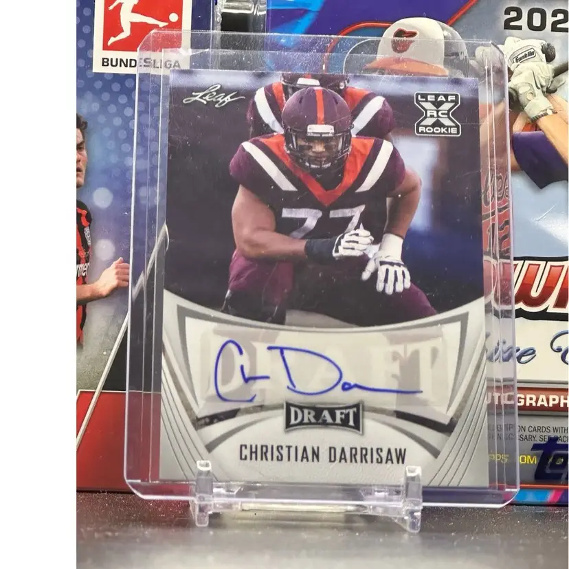 2021 Leaf Draft Auto Christian Darrisaw #BA-CD1