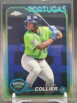 #74 - Cam Collier 2024 Topps Chrome Pro Debut Refractor