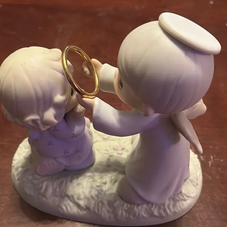 262. Vintage Precious Moments Figurine "You Deserve A Halo - Thank You"