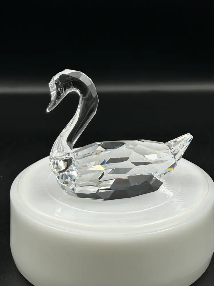 Vintage Swarovski Crystal Swan Figurine