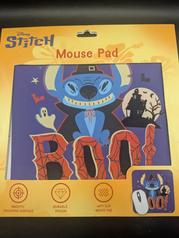 Disney Stitch BOO Mouse Pad BRAND NEW.