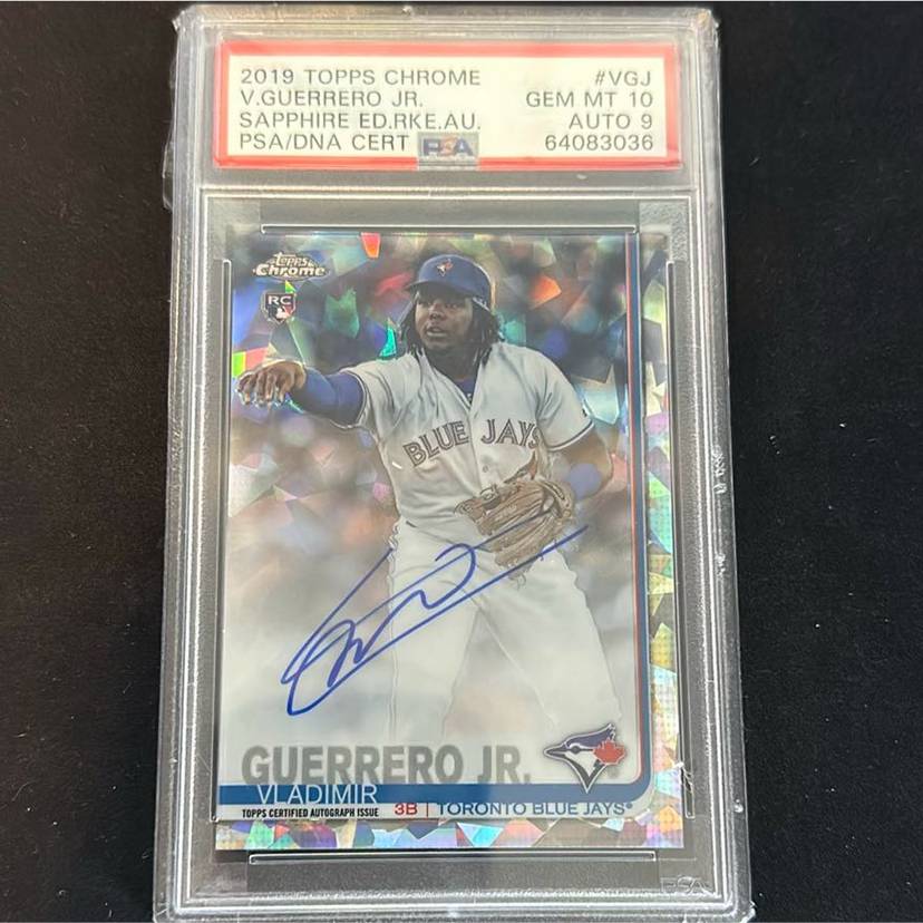2019 Topps Chrome Sapphire Edition Rookie Autographs Vladimir 