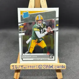 Jordan Love 2020 Donrus Optic Rated Rookie Green Bay Packers