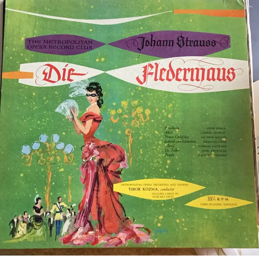 Vintage Vinyl - Johann Strauss Die Fledermaus