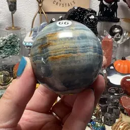 Blue Onyx Sphere 53mm #66