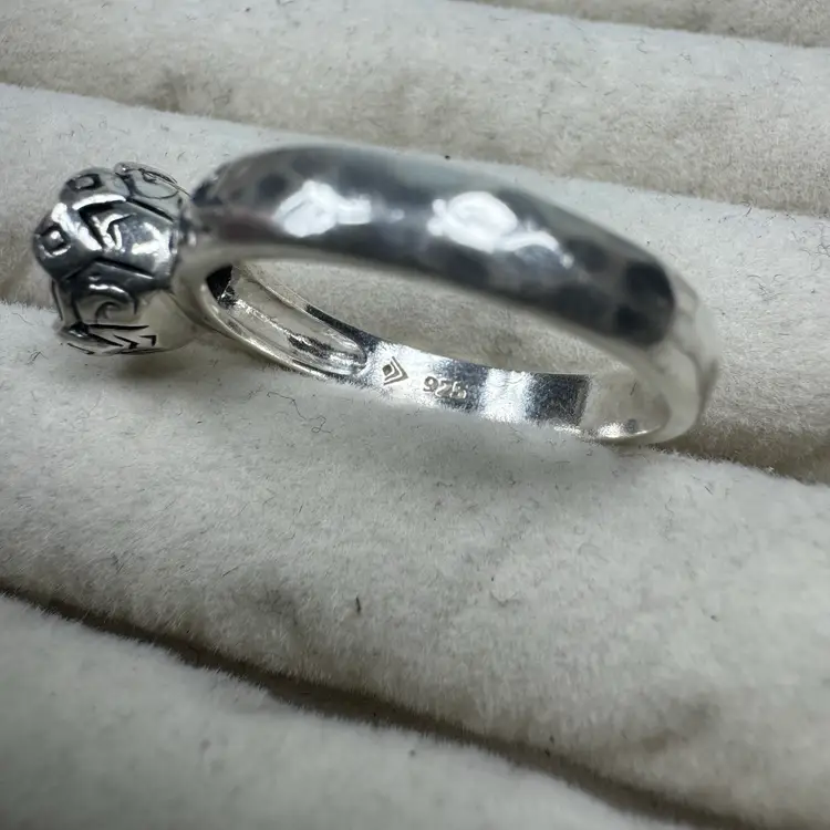 Silpada Sterling Hematite Ring Size 10.5