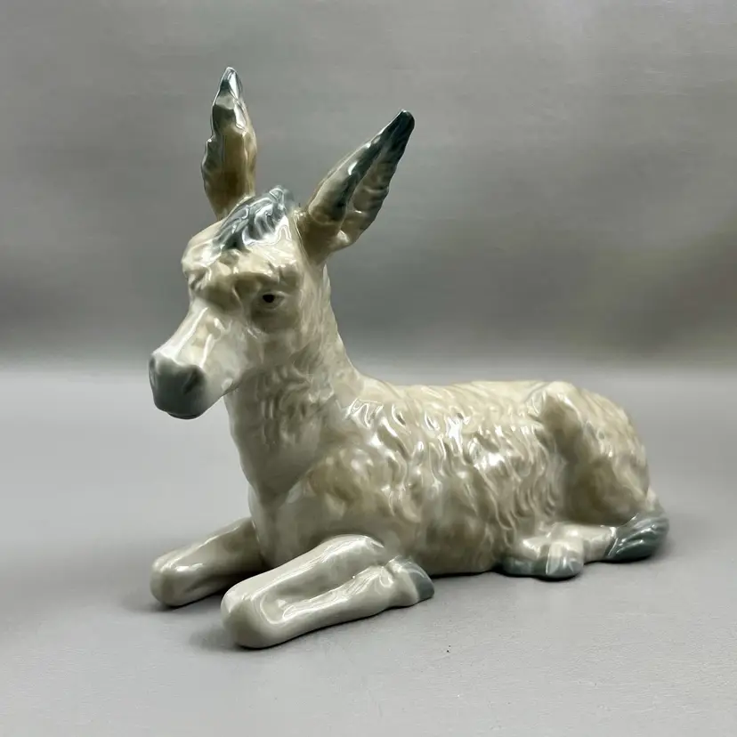 Lladro NAO Porcelain Mule Donkey Burra 7" Figurine 310 Spain Daisa With Box