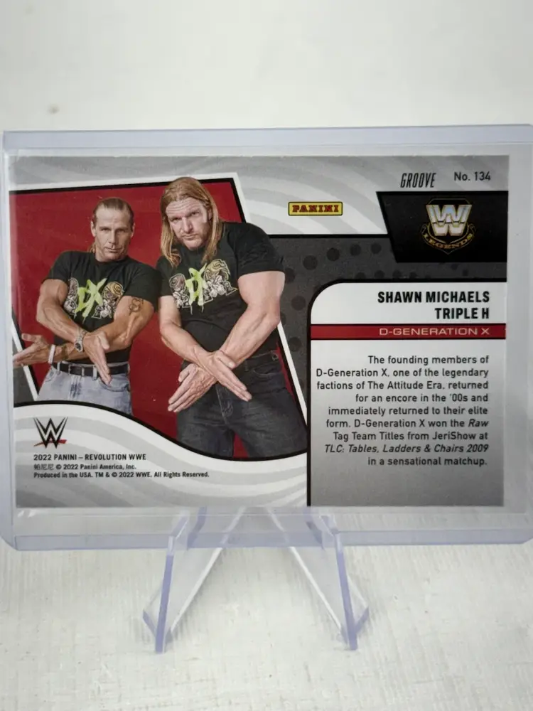 2022 WWE Panini Revolution Groove Parallel #134 D-Generation X