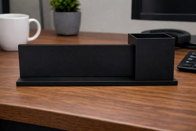 Shooting Is My Spirit Guide Desk Plaque | Raised Emblem Desk Sign | Gun Enthusiast Decor | Man Cave Office Gift | Modern Desktop Display