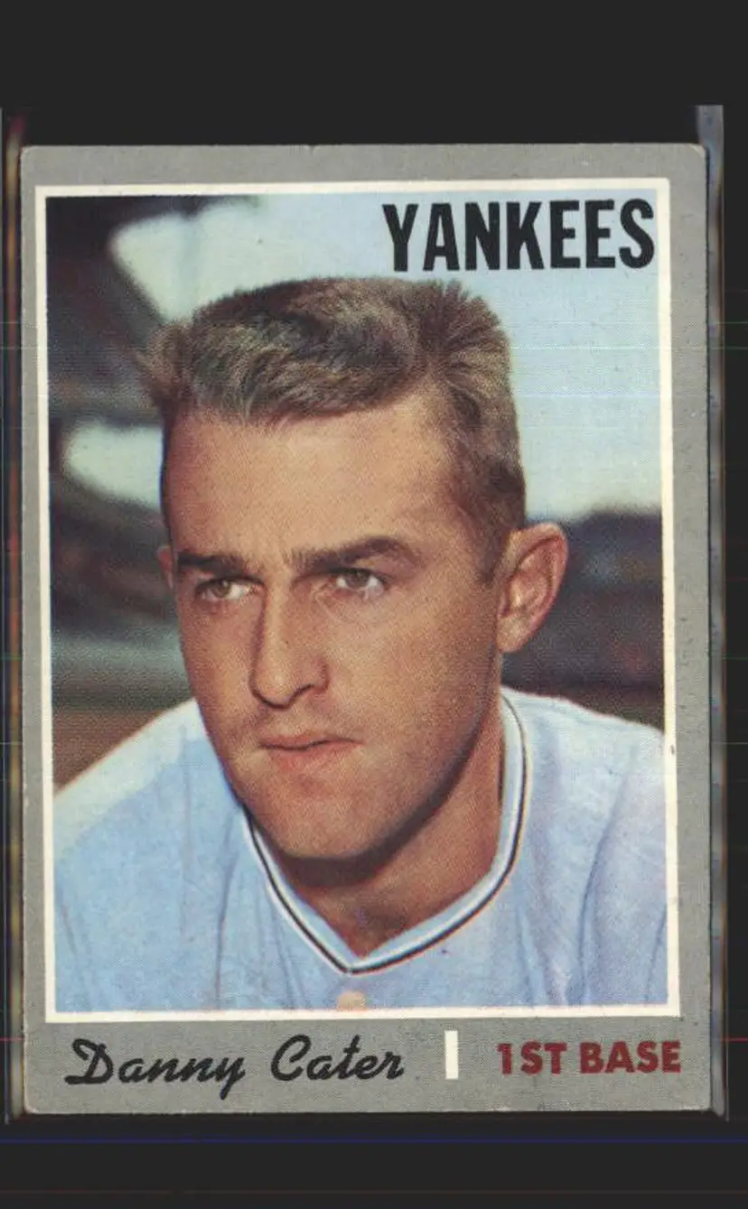 Danny Cater 1970 Topps #437 - (pk6) - New York Yankees