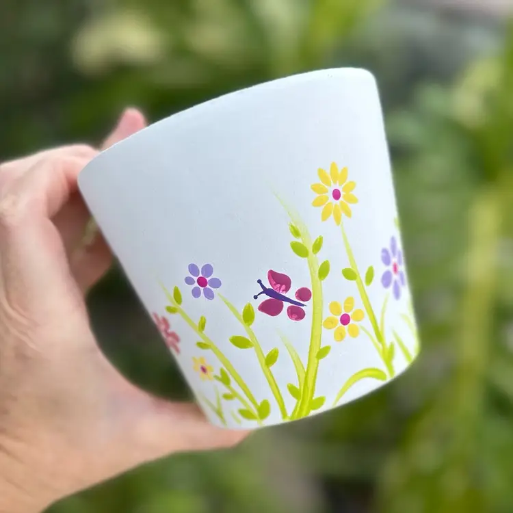 Custom Wildflower Pot